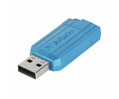 „Verbatim“ USB atmintinė, USB 2.0, 128 GB, Store,N,Go PinStripe, mėlyna, 49461, skirta duomenų archyvavimui