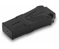 Verbatim USB flash disk, USB 2.0, 64GB, ToughMAX, juoda, 49332, USB A, kompozyt KyronMAX(tm)