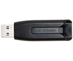 „Verbatim“ USB atmintinė, USB 3.0, 32 GB, V3, „Store N Go“, juoda, 49173, USB A, su ištraukiama jungtimi