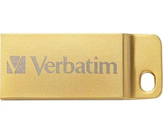 Verbatim USB flash disk, USB 3.0, 64GB, Metal Executive, Store N Go, auksinė, 99106, USB A