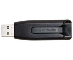 „Verbatim“ USB atmintinė, USB 3.0, 64 GB, V3, „Store N Go“, juoda, 49174, USB A, su ištraukiama jungtimi