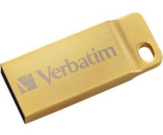 Verbatim USB flash disk, USB 3.0, 64GB, Metal Executive, Store N Go, auksinė, 99106, USB A