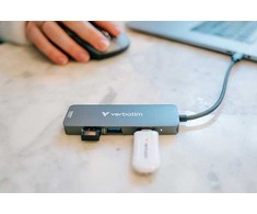 Pendrive Verbatim Plectra 256GB USB-C balta/baltas 30230