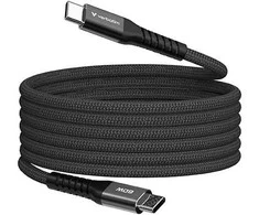 Verbatim USB-C laidas USB C (M) - USB C (M), 60W, 1.2m, magnetinis, juodas, dėžutėje, 31859