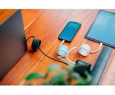 „Verbatim“ magnetinis sinchronizavimo ir įkrovimo kabelis USB-C į USB-C, 60 W, 120 cm, Žalias