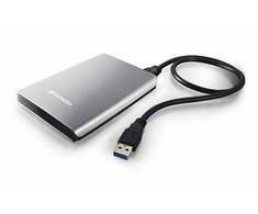 Kietasis diskas Verbatim zewnętrzny dysk twardy, Store N Go, 2.5", USB 3.0 (3.2 Gen 1), 1TB, 53071, sidabrinė