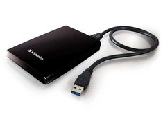 „Verbatim“ išorinis kietasis diskas, „Store N Go“, 2,5 colio, USB 3.0 (3.2 Gen 1), 2 TB, 53177, juodas
