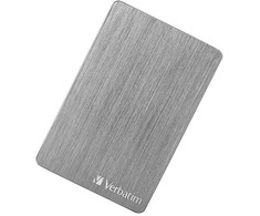 „Verbatim Store,n,Go ALU Slim“ išorinis kietasis diskas, 2,5 colio, USB 3.0, 1 TB, 53662, pilkas, šlifuoto aliuminio