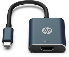 HP Video adapter, DHC-CT202, USB C (M) - HDMI F, juoda, Hewlett-Packard