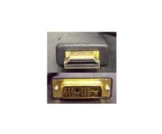 Vaizdo kabelis DVI (18+1) M - HDMI M, 2m, paauksuotos jungtys, juodas, su logotipu, EOL