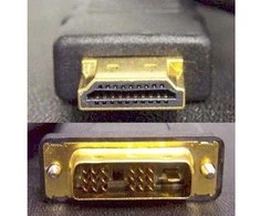 Vaizdo kabelis DVI (18+1) M - HDMI M, 3m, paauksuotos jungtys, juodas, su logotipu, EOL
