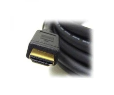 Video Kabelis HDMI M - HDMI M, HDMI 1.4 - Didelės spartos su Ethernet, 2m, paauksuotos jungtys, juoda