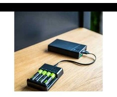 Rinkinys Žalias Cell GC VitalCharger i 4x baterie AA 2000mAh Ni-MH