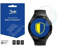3mk Watch Protection™ v. FlexibleGlass hibridinis stiklas ir Huawei GT 2E 46 mm