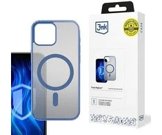 Dėklas 3MK Frosty MagCase iPhone 15 mėlynos spalvos