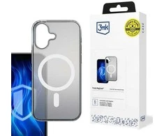 3MK Frosty Mag Apple iPhone 16 dėklas telefonui baltos spalvos