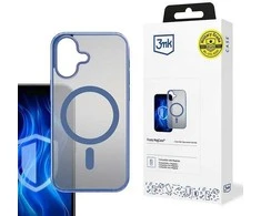 3MK Frosty Mag Apple iPhone 16 dėklas telefonui mėlynos spalvos