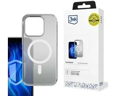 3MK Frosty Mag Apple iPhone 16 Pro Max dėklas telefonui baltos spalvos
