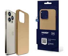 Dėklas 3Mk Protection 3mk Hardy silikoninis „MagCase“, skirtas „iPhone 15 Pro“ – auksinis