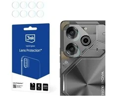 3mk Lens Protection™ hibridinis fotoaparato stiklas, skirtas Tecno Pova 6 Neo
