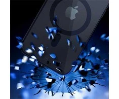 3mk Satin Armor MagCase with MagSafe Apple iPhone 15 Plus - dėklas telefonui skaidrus with dėklas telefonui juodos spalvos Frame