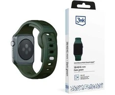 3mk silikoninis dirželis laikrodžiui Apple Watch 38 / 40 / 41 mm - žalios spalvos