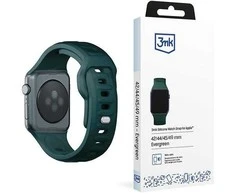 3mk silikoninė apyrankė Apple Watch 42 / 44 / 45 / 49 mm - žalios spalvos