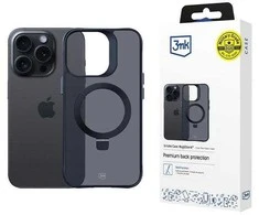 Dėklas 3MK Smoke Case Apple iPhone 16 Pro Magsafe &amp; Stand