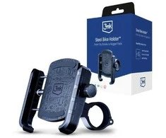 3mk Steel Bike Holder telefono laikiklis dviračiui - juodos spalvos