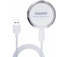 3mk Hardy belaidis įkroviklis 2in1 15W balta