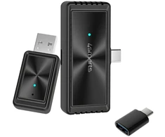 Adapteris automobilinis 4smarts transmiter Screen Mirroring CarPlay juoda