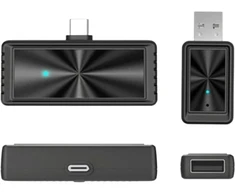Adapteris automobilinis 4smarts transmiter Screen Mirroring CarPlay juoda