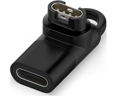 Adapteris USB-C Beline laikrodžio įkrovimui Garmin juodos spalvos