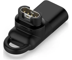 USB-C adapteris „MajesticLine“, skirtas „Garmin“ laikrodžių įkrovimui, juodas