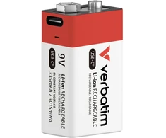 Akumuliatorius 9V USB-C Verbatim 1szt 30251