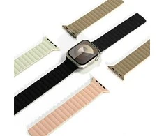 Araree dirželis Silicone Link Apple Watch38/40/41mm rožinė-žalia/pink-khaki AR70-01908B