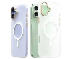 Dėklas Araree etui Aero Frame iPhone 16 6.1"przeźroczysty-matinė/clear matt AR20-02119B