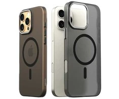 Dėklas Araree etui Aero Frame iPhone 16 Pro Max6.9" przeźroczysty-juoda/clear juodas AR20-02122A