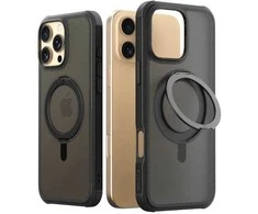 Dėklas Araree etui Duple M Stand iPhone 16 Pro Max 6.9" juoda/juodas AR20-02114A