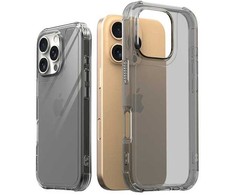 Dėklas Araree etui Flexield iPhone 16 Pro 6.3"dymny/clear juodas AR20-02103B