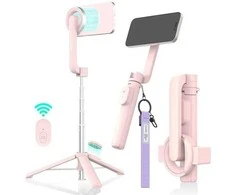 Araree Selfie Stick Bluetooth Magfie Pod rožinė/pink MagSafe Tripod AR60-01727D