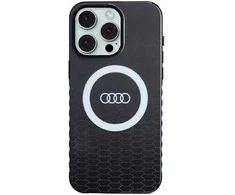 Dėklas Apple iPhone 15 Pro Max Audi IML Big Logo MagSafe (AU-IMLMIP15PM-Q5/D2-BK) juodos spalvos