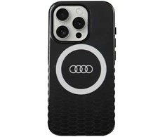 Dėklas Apple iPhone 15 Pro Audi IML Big Logo MagSafe (AU-IMLMIP15P-Q5/D2-BK) juodos spalvos