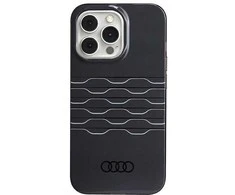 Audi IML MagSafe Dėklas Apple iPhone 13 Pro Max 6.7″ juodos spalvos hardcase AU-IMLMIP13PM-A6/D3-BK