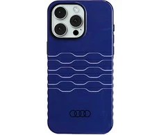 Audi IML MagSafe Dėklas Apple iPhone 15 Pro Max 6.7″ mėlynos spalvos hardcase AU-IMLMIP15PM-A6/D3-BE