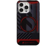 Apple iPhone 13 Pro Audi dėklas IML Pattern MagSafe Case (AU-IMLMIP13PM-RSQ/D2-BK) juodos spalvos