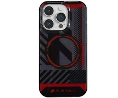 Apple iPhone 14 Pro Max Audi dėklas IML Sport MagSafe Case (AU-IMLMIP14PM-RSQ/D2-BK) juodos spalvos
