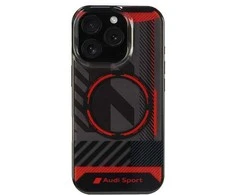 Apple iPhone 16 Pro Audi IML Sport MagSafe (AUS-IMLMIP16P-RSQ/D2-BK) dėklas telefonui juodos spalvos