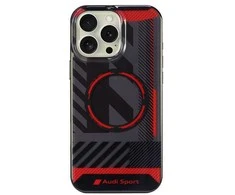 Apple iPhone 16 Pro Max Audi IML Sport MagSafe (AUS-IMLMIP16PM-RSQ/D2-BK) dėklas telefonui juodos spalvos