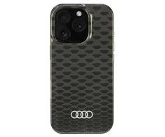 Apple iPhone 16 Pro Audi IML Stitching Pattern MagSafe (AU-IMLMIP16P-Q5/D3-BK) dėklas telefonui juodos spalvos
